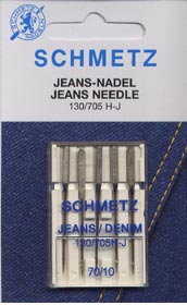 Schmetz JEANS Needle - Size 70 (10)