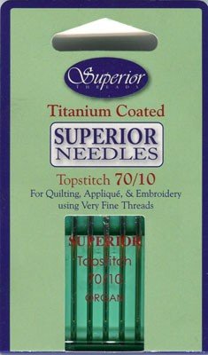 Superior Titanium TOPSTITCH Needle - Size 70/10